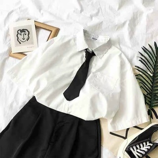 Áo sơ mi cà vạt tay ngắn - B5U
