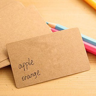 100 Tấm thiệp bằng giấy kraft
