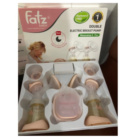 Máy Hút Sữa Điện Đôi Fatz RESONANCE Có Matxa - Có Pin Sạc - Hút Kiệt Sữa - 9 Cấp Độ - BẢO HÀNH CHÍNH HÃNG