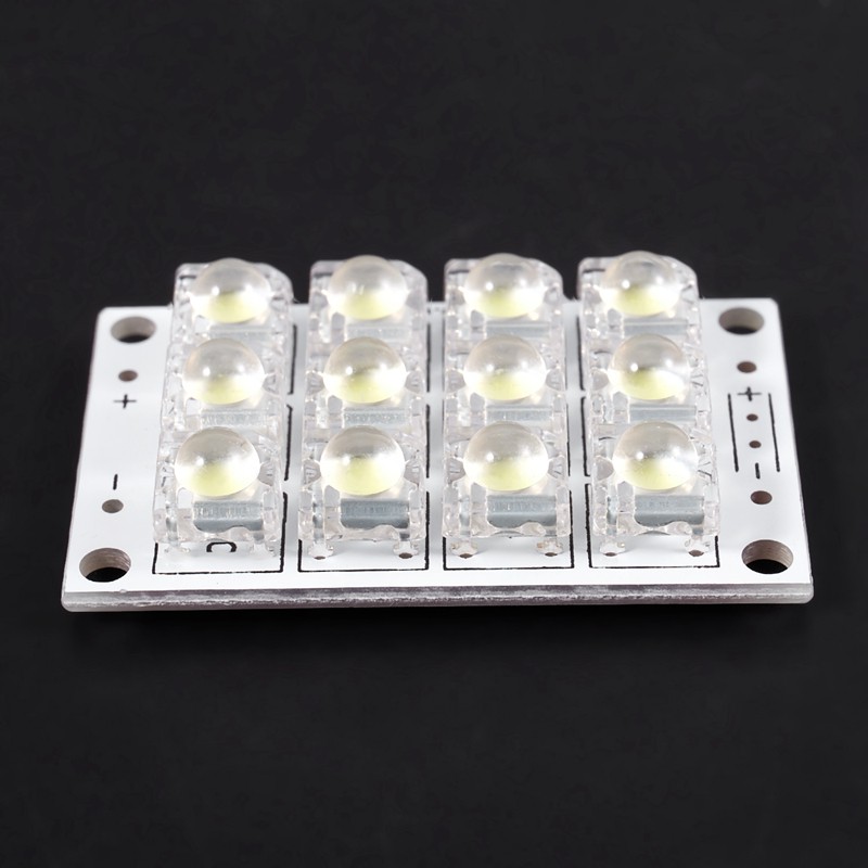 Bảng mạch đèn LED siêu sáng DC 3V 5V 12 LED