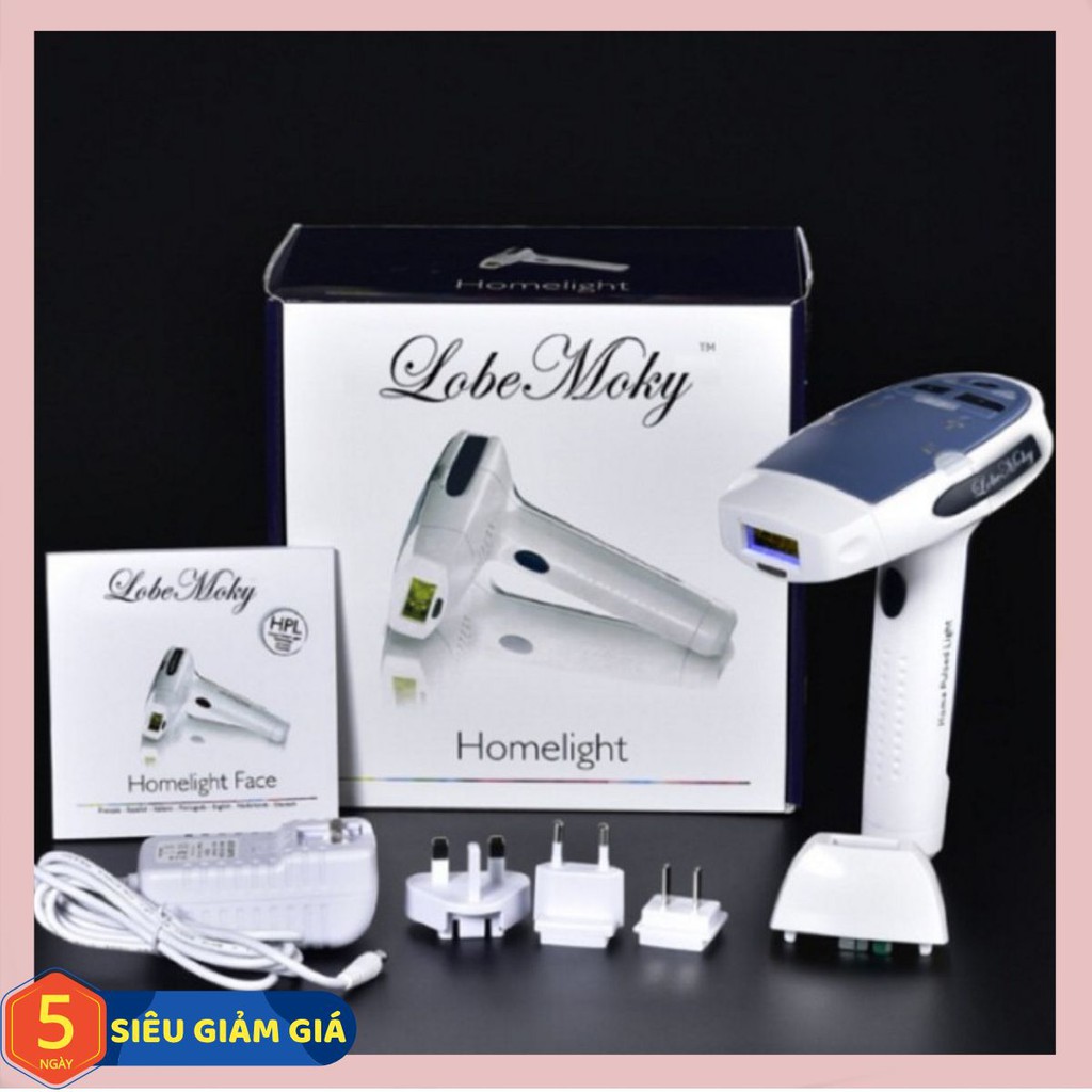 Máy triệt lông trẻ hoá da mini Lescolton Lobe Moky T-006 mẫu mới tặng thêm lọ gel triệt lông