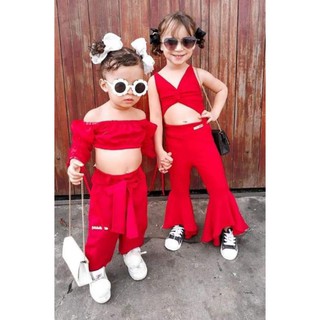Set áo croptop quần đuôi cá