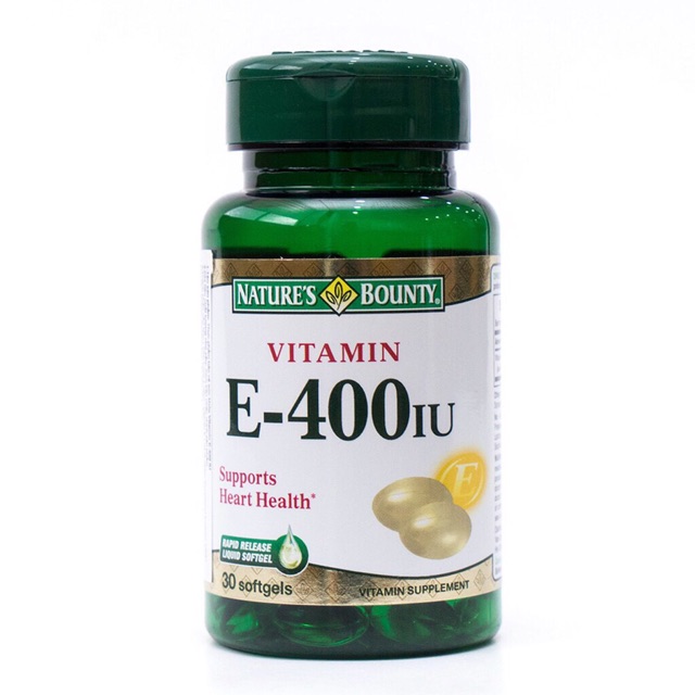 Vitamin E-400iu Nature's Bounty  - Hộp 30 viên