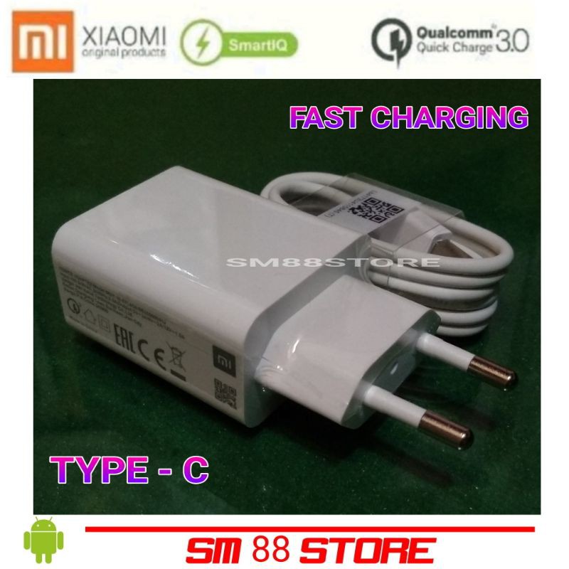 Củ Sạc Nhanh 100% 3.0 Redmi Note 7 Kbl Type C Cho Xiaomi 3a