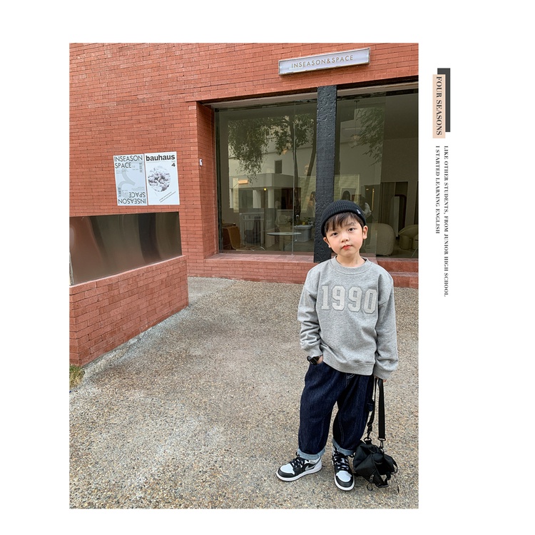Áo nỉ bé trai lót lông siêu ấm hàng Quảng Châu Áo nỉ bông trẻ em Kunkids
