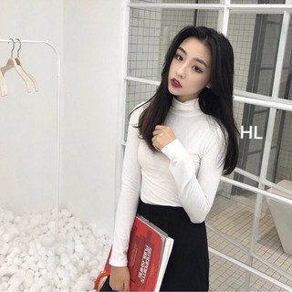 [Video hàng loại 1] Áo Giữ Nhiệt Nữ  T28 Cotton Lót Nỉ Cổ 3 Phân Cao Cấp - TRANG STORE