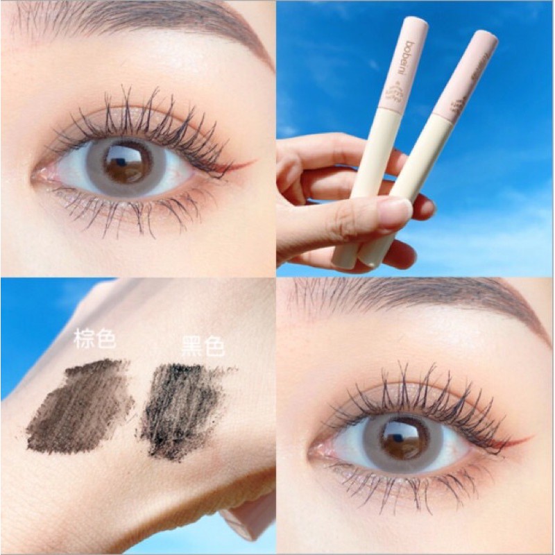 Mascara Siêu Mảnh Tơi Mi Bobenie Skinny Microcara Vỏ Hồng 2 màu đen nâu G8