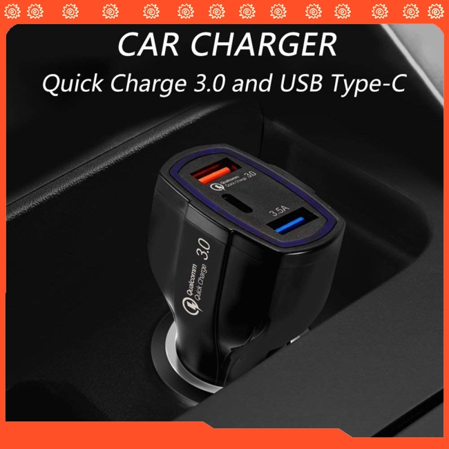 Cóc sạc 2 trong 1 hỗ trợ sạc nhanh tiện dụng gắn trong xe oto | BigBuy360 - bigbuy360.vn