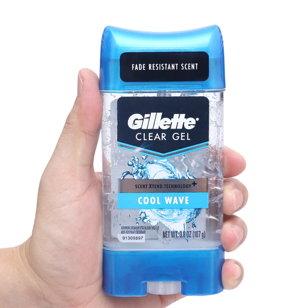 Lăn Khử Mùi Nam 48H Dạng Gel Gillette 107g