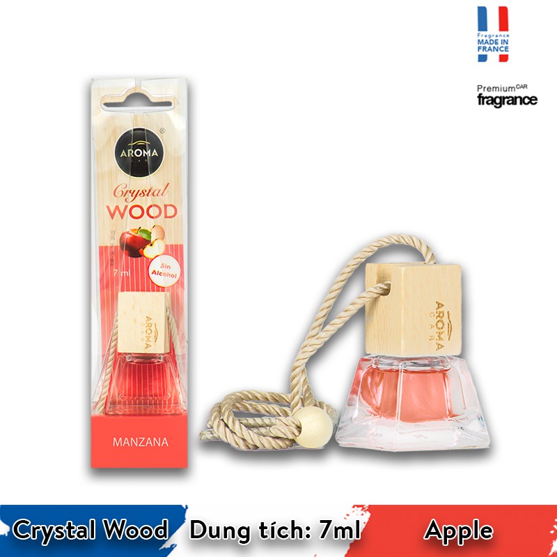 [ Nhiều mùi ]Tinh dầu treo Aroma Car Crystal Wood 7ml