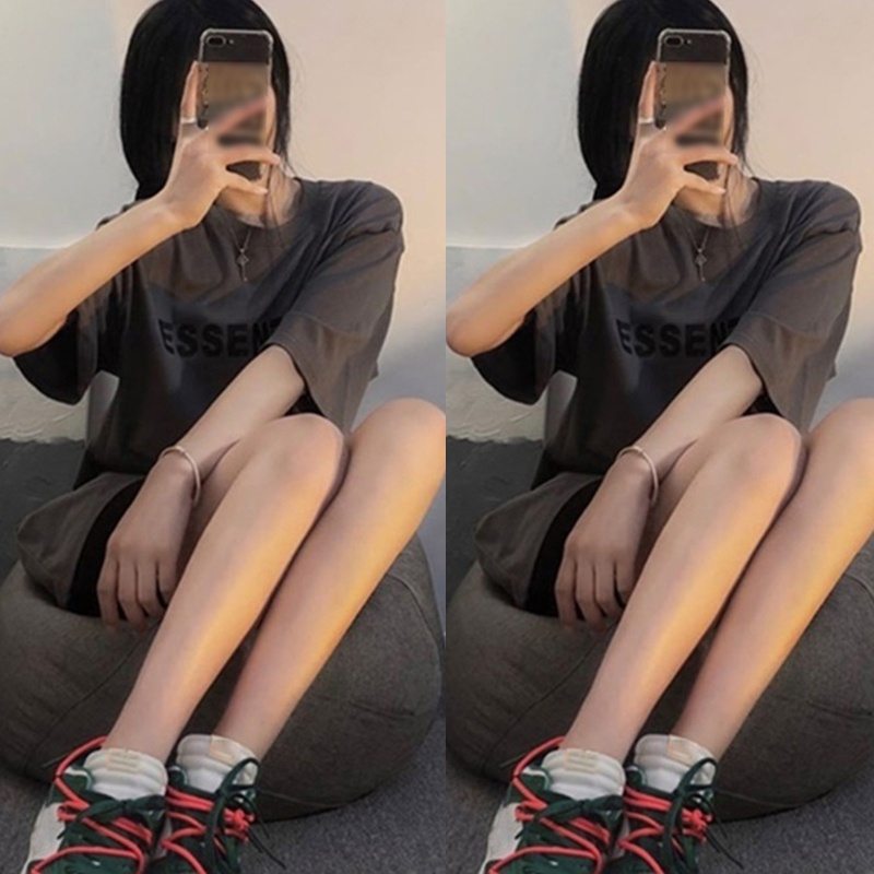 Áo Thun Nữ Oversize Tay Ngắn In Chữ Cá Tính