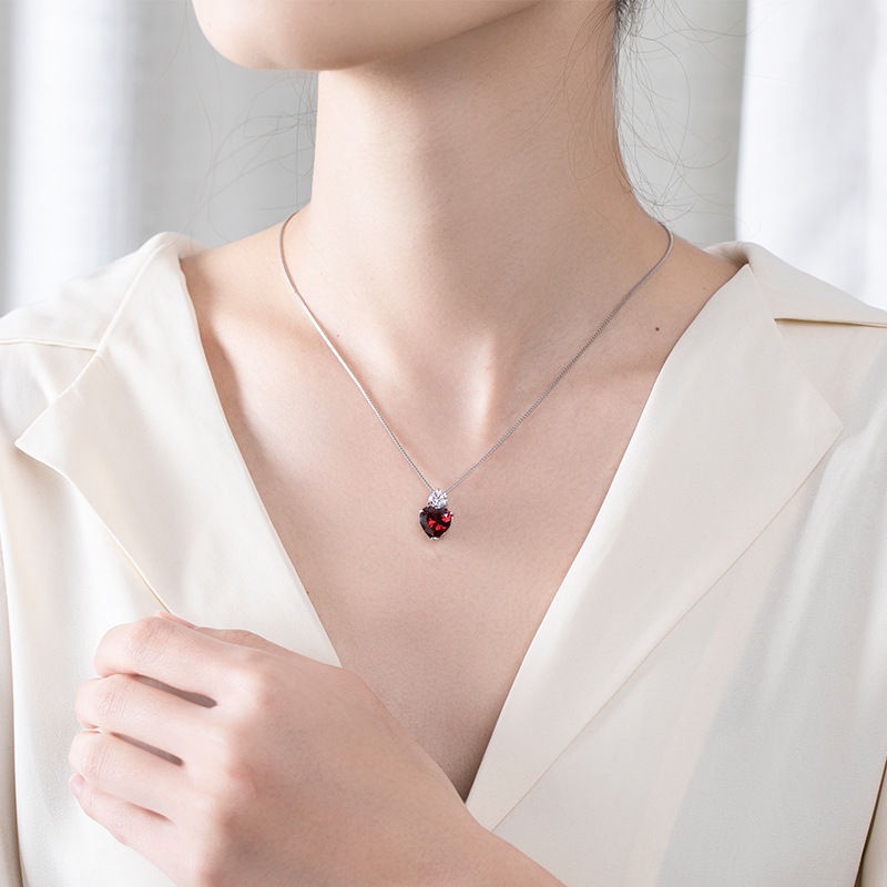 Bộ trang sức Love bạc ý 925 pha lê Swarovski