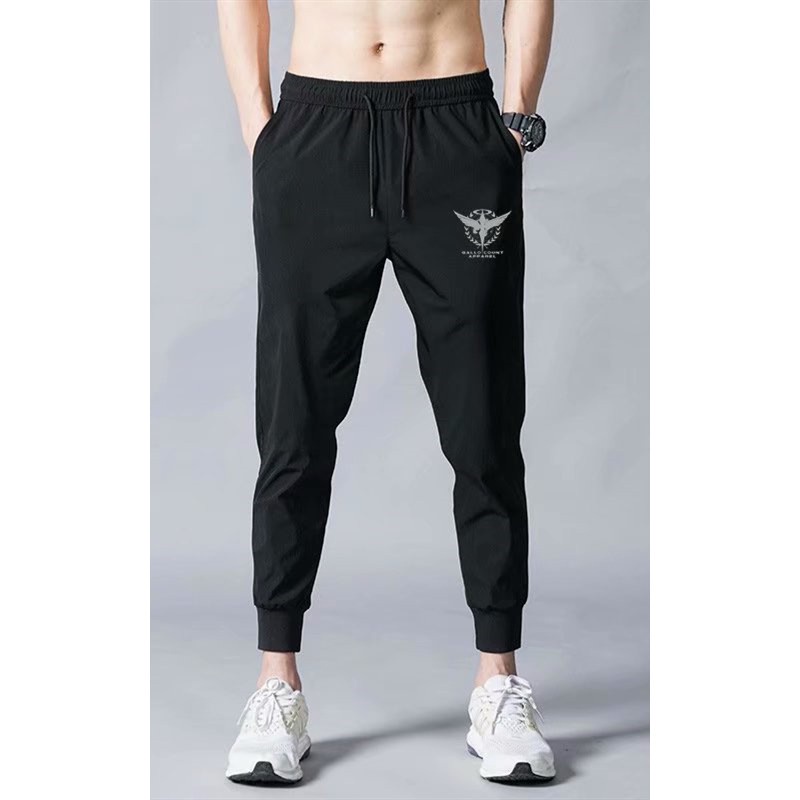 Quần thể thao dáng rộng kích cỡ lớn M-5XL phong cách Hàn Quốc dành cho nam