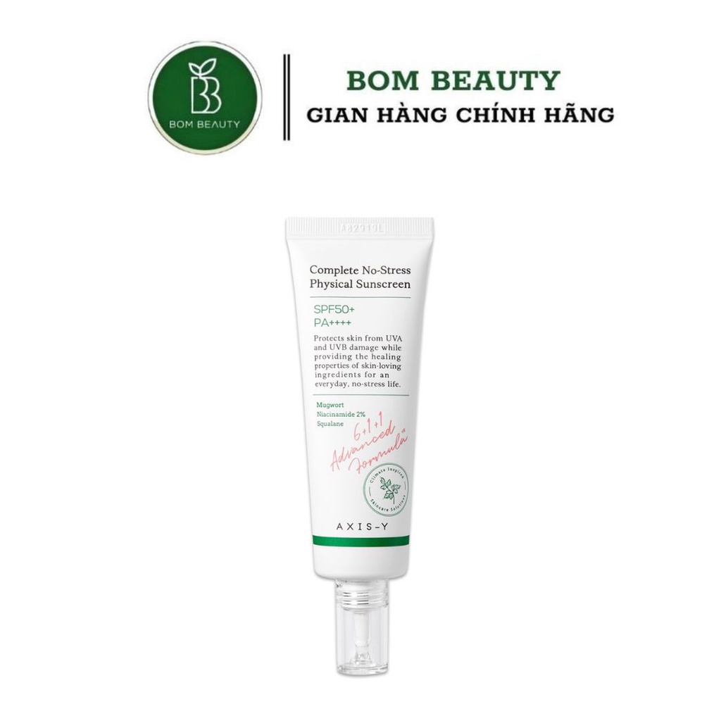 Kem Chống Nắng AXIS-Y Complete No-Stress Physical Suncreen axisy