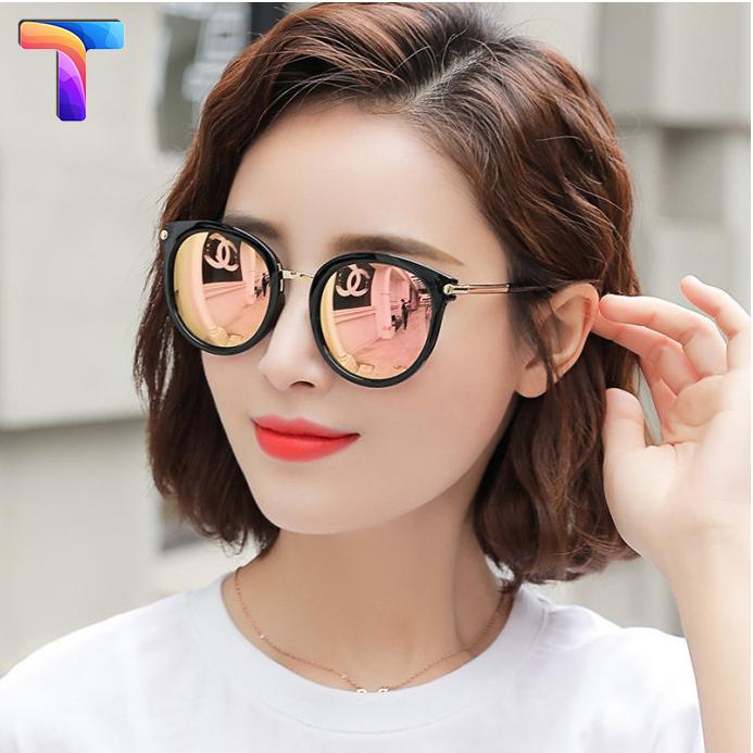 Kính râm phân cực tráng gương nữ 8809 [ tặng kèm thẻ thử phân cực Polarized ]