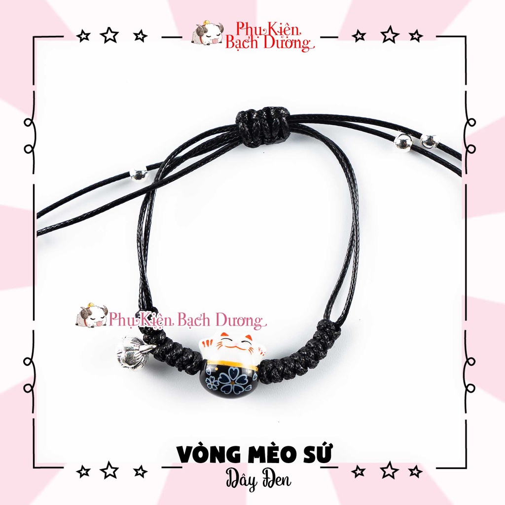 Tết 2024, Vòng Tay charm Mèo may mắn, có sẵn, quà lì xì xịn.