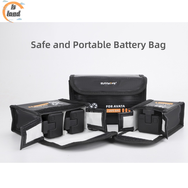 Túi Đựng Pin Lithium Chống Cháy Nổ An Toàn Cho Dji Avata Flame Retardant