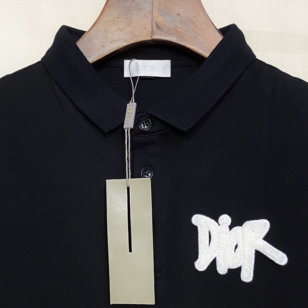 Áo Thun polo Tay Ngắn Bằng cotton Nguyên Chất D10R 2022 In logo Dành Cho Nam