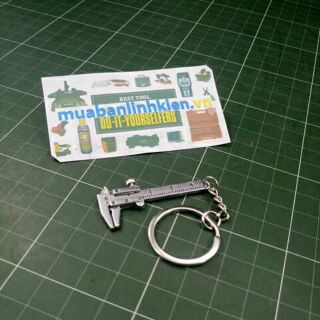 Móc khóa thước kẹp mini