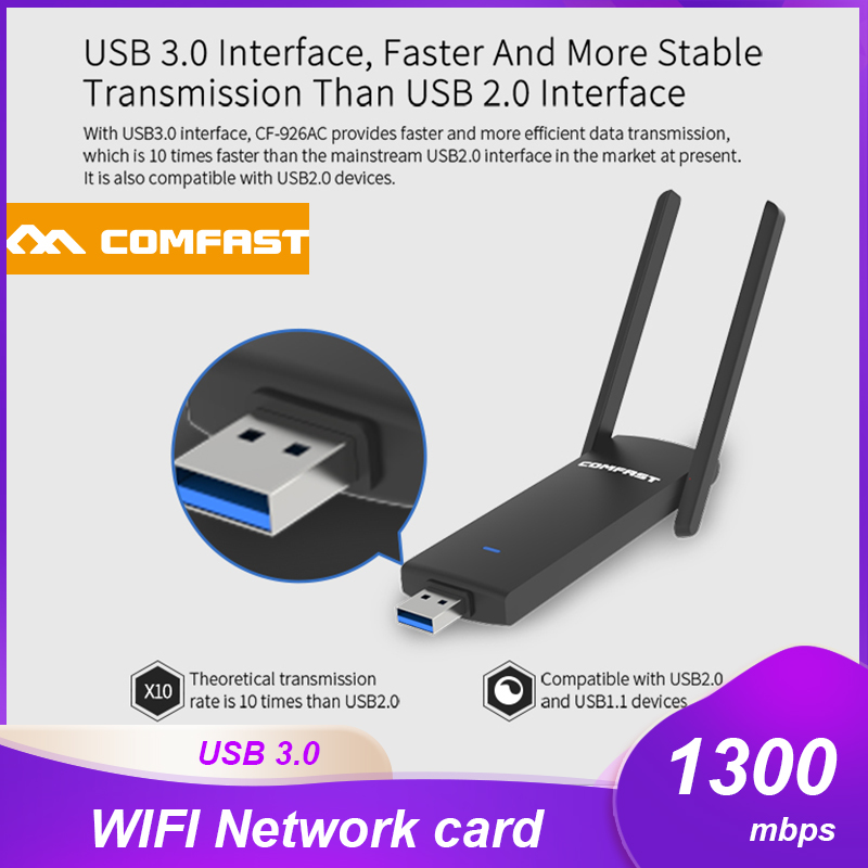 Usb Nhận Tín Hiệu Wifi Comfast Cf-926Ac V2 802.11 Ac Cho Android Tv Box