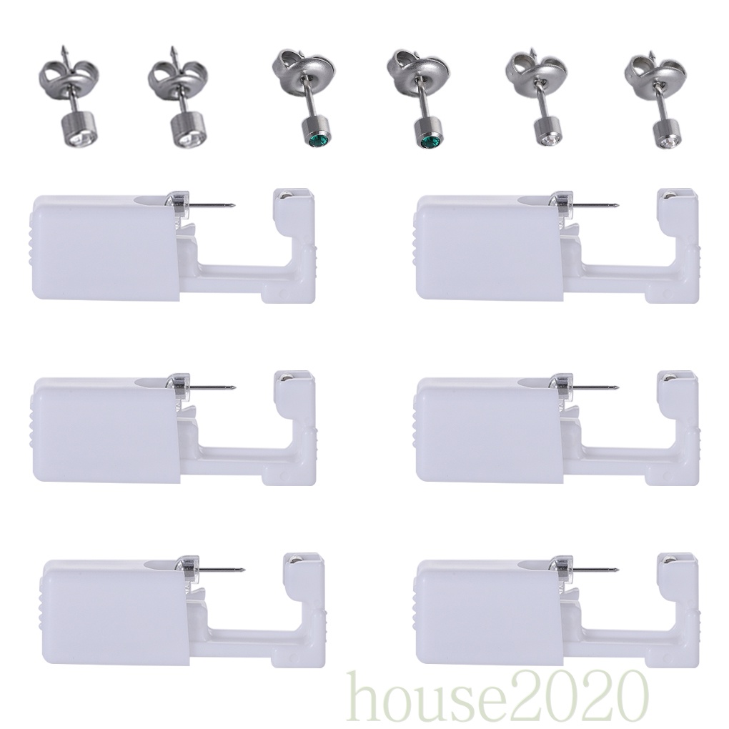 [Hàng mới về] Set 6 dụng cụ bấm lỗ tai an toàn tiện dụng 2020