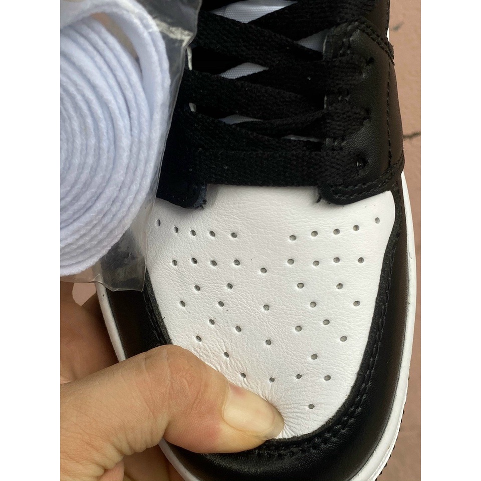 Giày Thể Thao Jordan cao cổ đen trắng, Giày sneaker jodan high panda đủ size nam nữ Full Box Bill full size 36-39