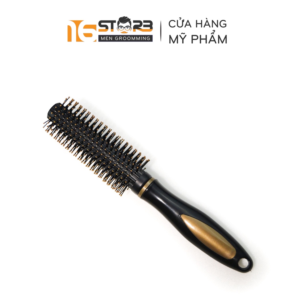 Lược Tròn Sấy Tạo Kiểu Tóc Uốn Tóc Cao Cấp Black Gold