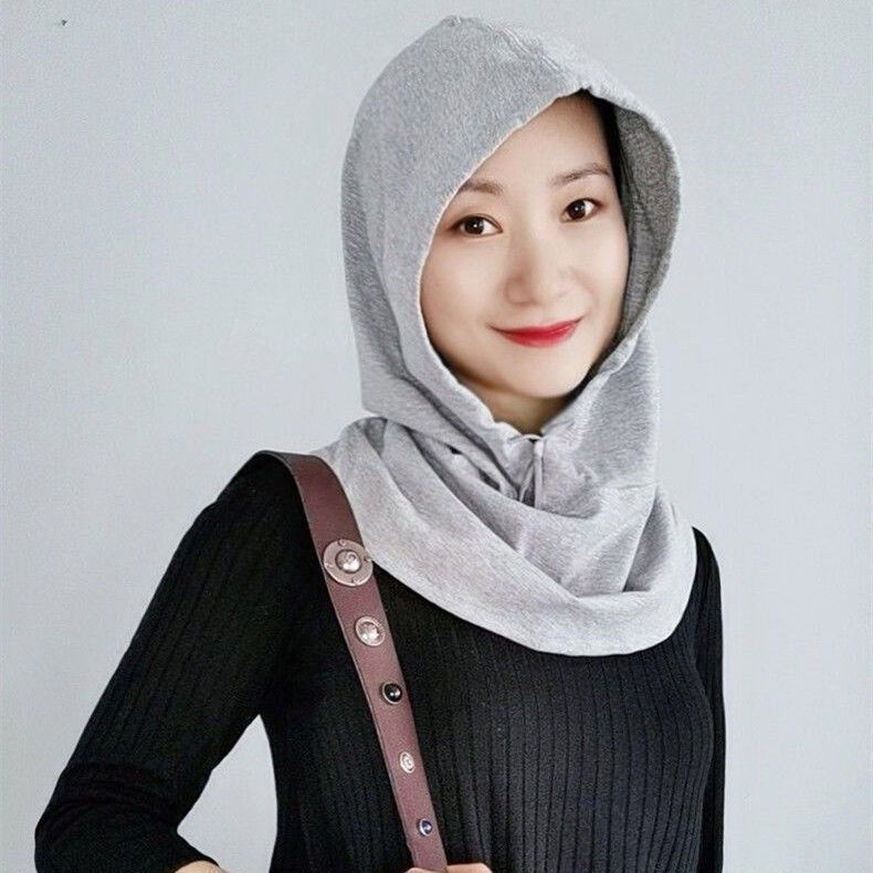 Khăn Trùm Đầu Hijab Bawal Tudung Chống Gió Chống Nắng Và Gió 4FJKL Thoải Mái Lãng Mạn (Quà Tặng)