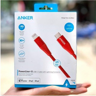Cáp Sạc Anker PowerLine+ II Type C to Lightning Chính Hãng