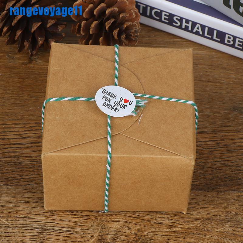 (Hàng Mới Về) Cuộn 500 Miếng Dán In Chữ Thank You For Your