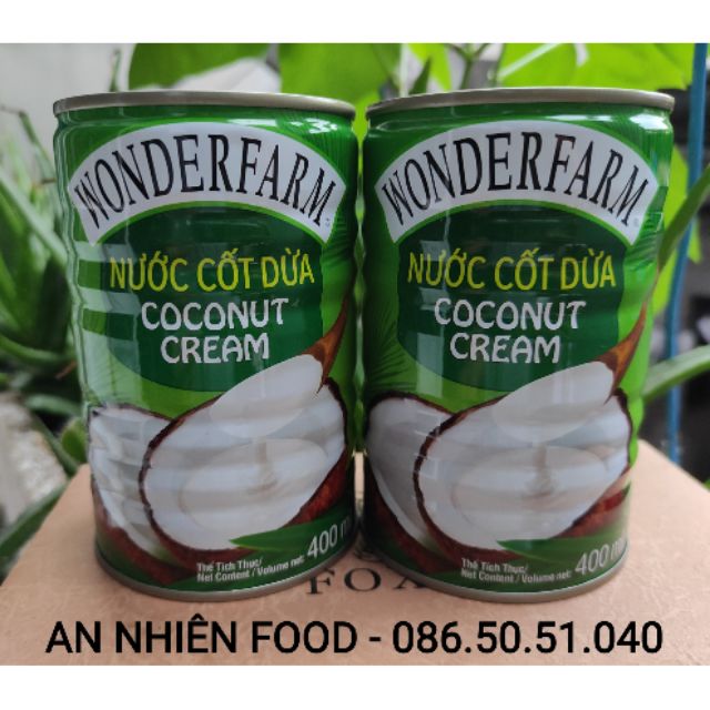 Nước Cốt Dừa Wonderfarm 400ml | BigBuy360 - bigbuy360.vn