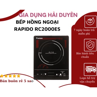 Bếp hồng ngoại Rapido cam kết bảo hành 12 tháng
