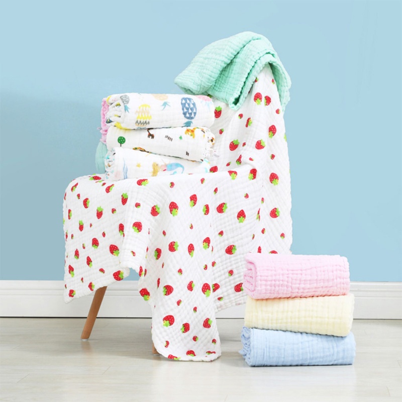 Chăn Cotton 6 Lớp 110x110cm Dành Cho Bé