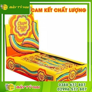 Kẹo Dẻo Chupa Chups Sour Belt Hộp 48 dây
