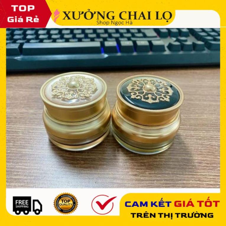 Hủ Đựng Kem ❤ TOP GIÁ RẺ ❤ Hủ Hoa Văn 15g dùng đựng kem face dưỡng da