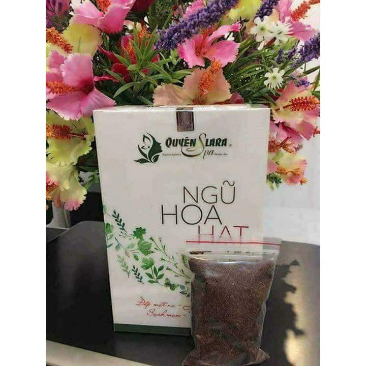 Mặt nạ ngũ hoa hạt Quyên LARA