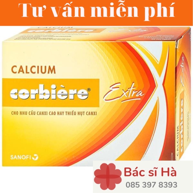 Canxi corberier extra - canxi hữu cơ dễ hấp thu, tránh táo bón