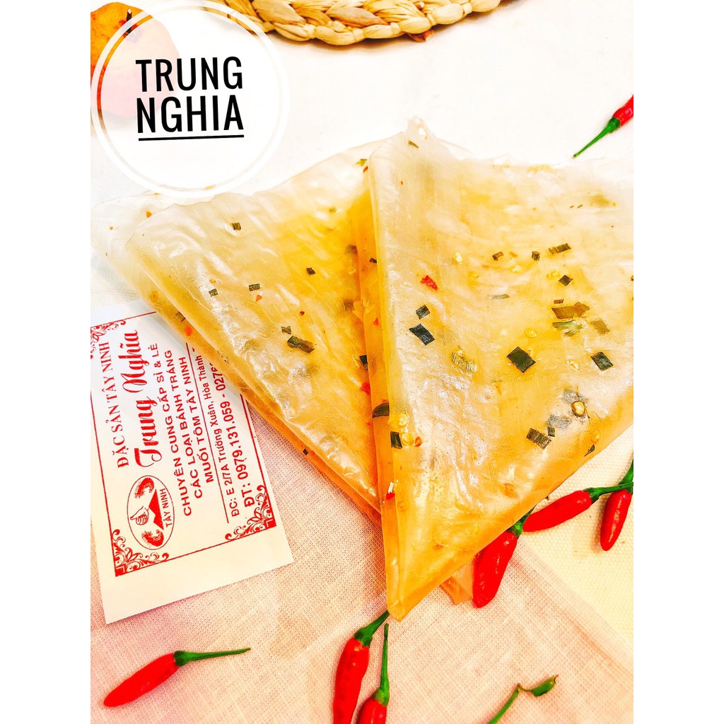 [300g] Bánh Tráng Dẻo ớt Trung Nghĩa