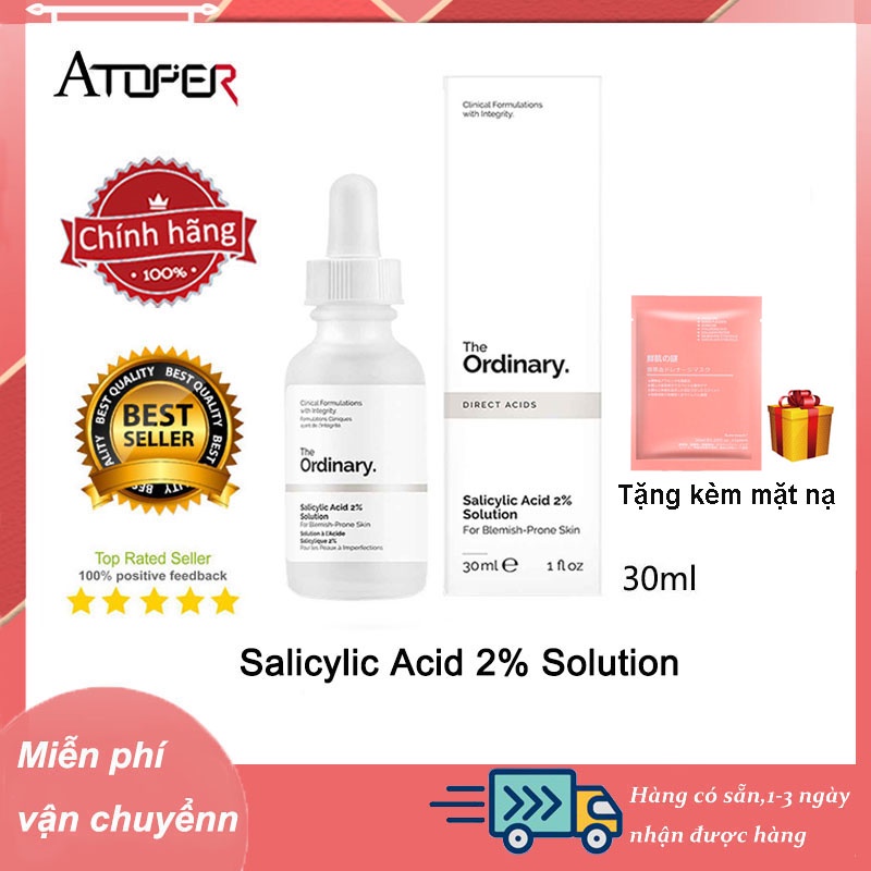 The Ordinary Salicylic Acid 2% Solution Serum 30ml