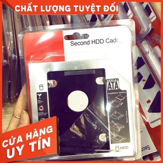 Khay Caddy bay dày 12.7mm gắn thêm ổ cứng thứ 2 cho laptop