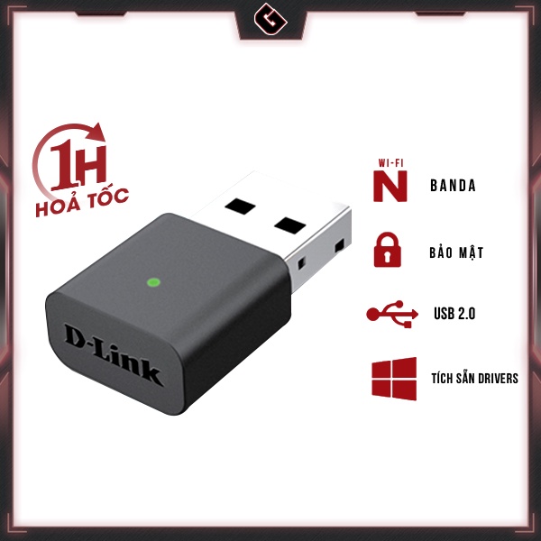 USB Wifi D-Link DWA-131 Chuẩn N 300Mbps - Hàng Chính Hãng