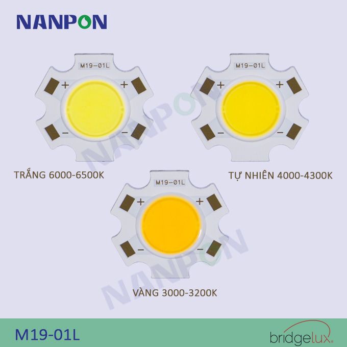 Chip LED, Nhân LED 7W - BRIDGELUX|M19-01L_7W