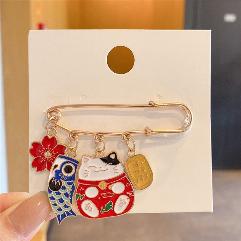 Ghim Cài Áo Hình Hoạt Hình Nhật Bản Dễ Thương Thời Trang Mùa Hè Cho Nữ