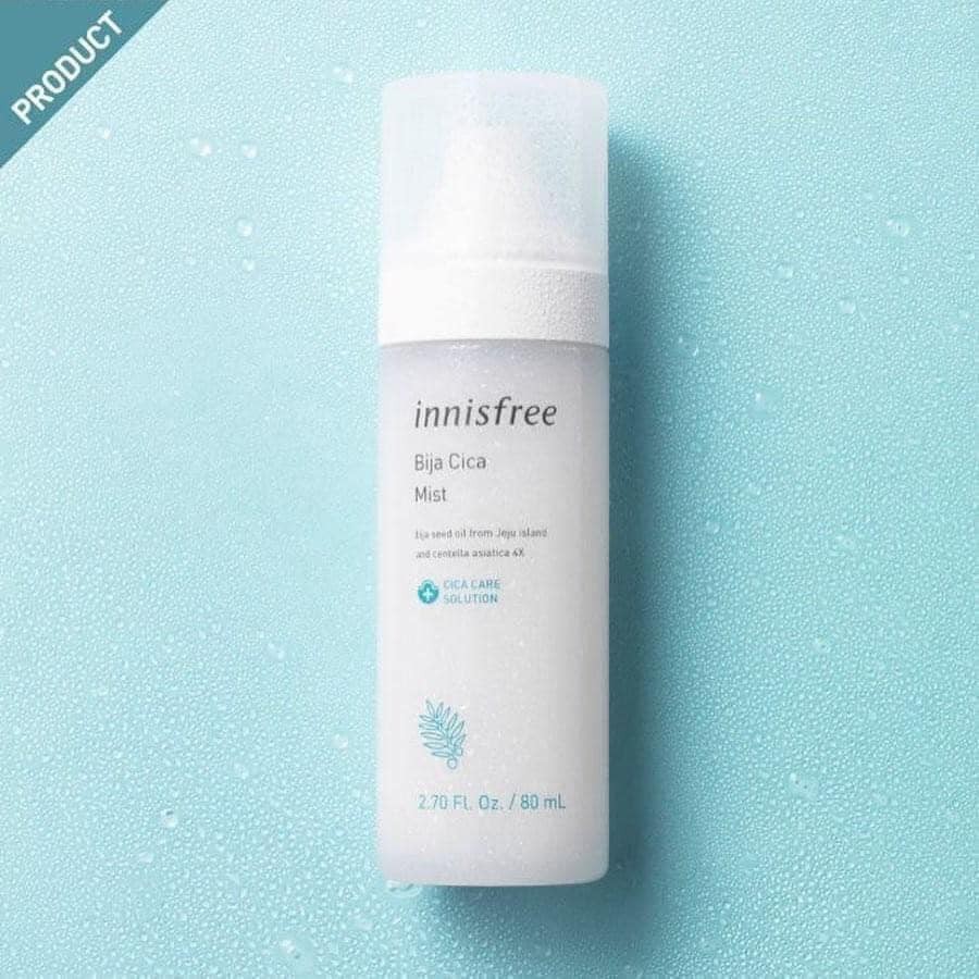 Xịt khoáng làm dịu da mụn innisfree BIja Cica Mist - 80ml