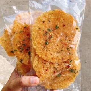 Cơm cháy mắm hành chiên giòn 3miếng lớn 100gr