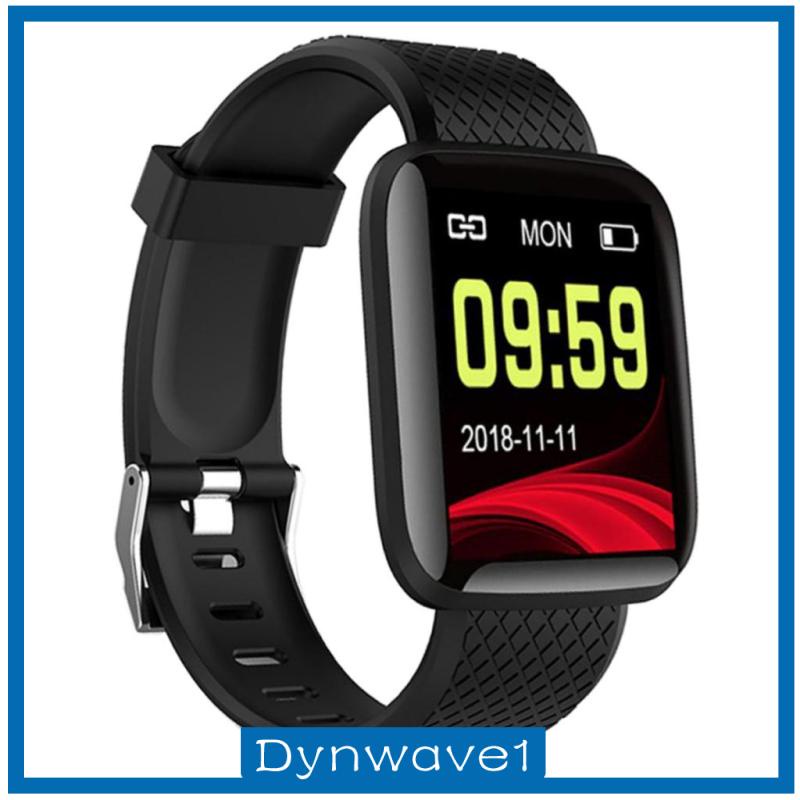 [DYNWAVE1]Smart Watch Monitor Waterproof Wristband Sports Tracker Bracelet Black