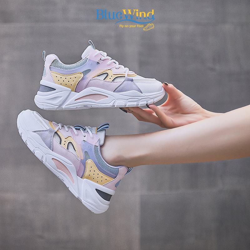 Giày Sneaker Phối Da Cao Cấp BLUEWIND 68796 | BigBuy360 - bigbuy360.vn