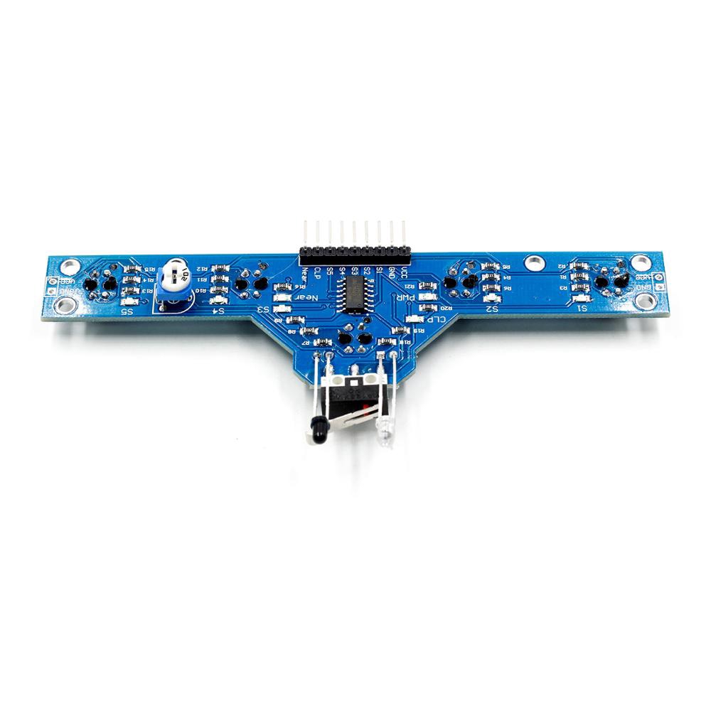 5 Channel Tracing Sensor Module IR Infrared Detector Tracking Line Obstacle Avoidance Sensor Module For Smart Car Robot | WebRaoVat - webraovat.net.vn