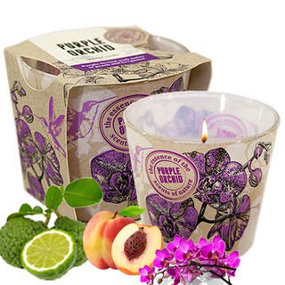 Ly nến thơm tinh dầu Bartek Orchid 115g QT00664 - lan hồ điệp