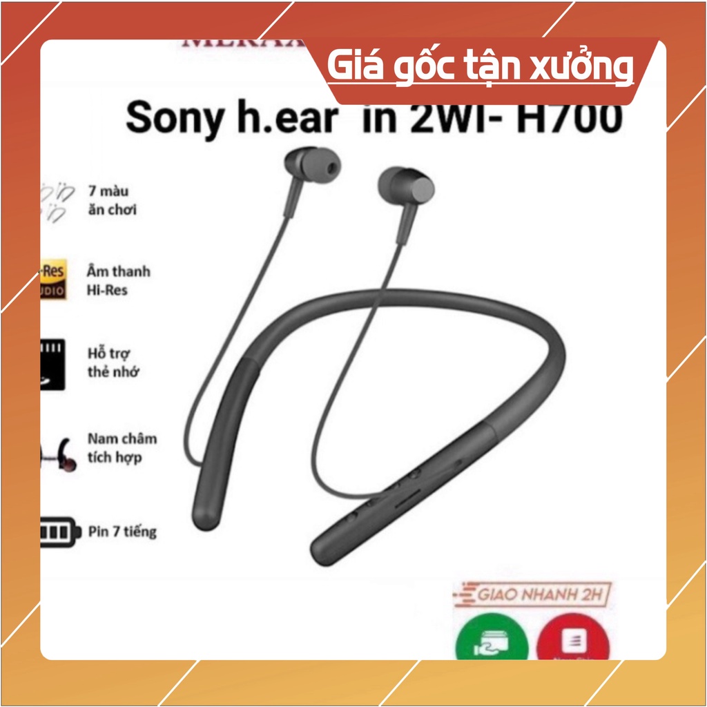 Tai nghe Bluetooth Sony h.ear in 2 WI-H700 Sport Màu ĐEN 🔥FREESHIP🔥 âm thanh chuẩn HIFI bass treble rõ ràng King.shop.